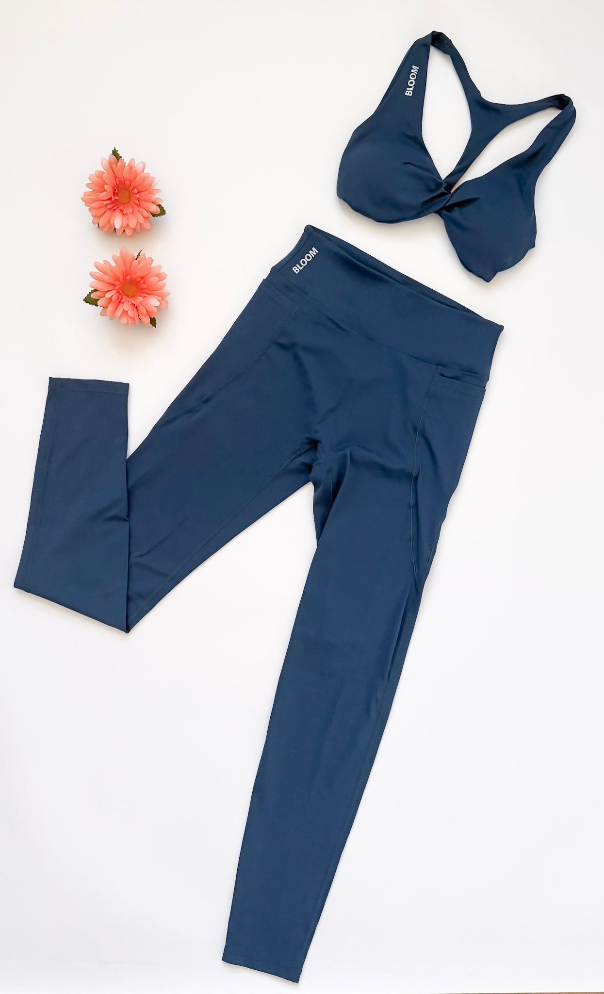 All Day Bloom Training Leggings | Crystal Teal