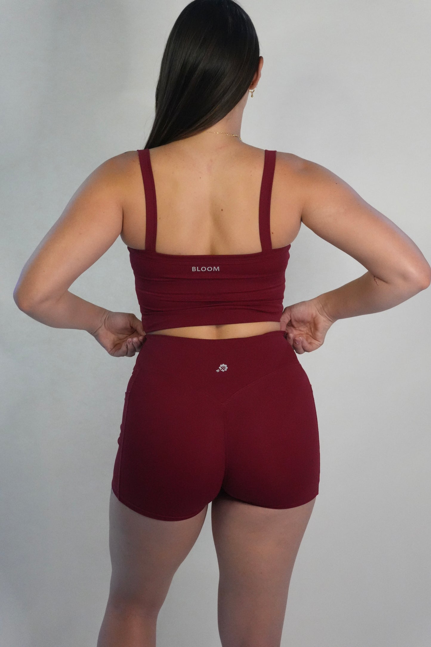 Elevate High-Waist | V-Cut Shorts with Pockets