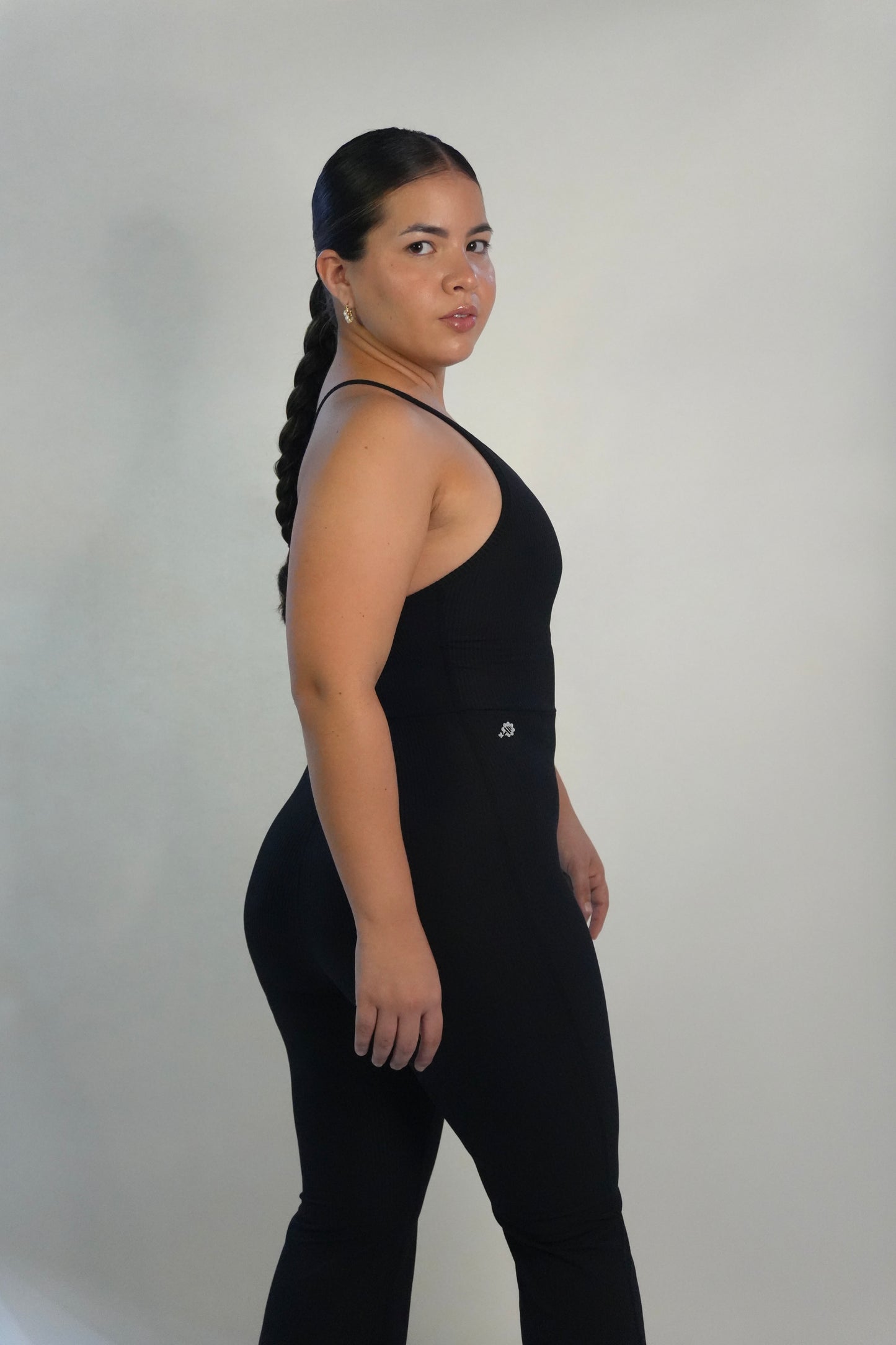 Elevate Black Jumpsuit | One-Piece Activewear for Women