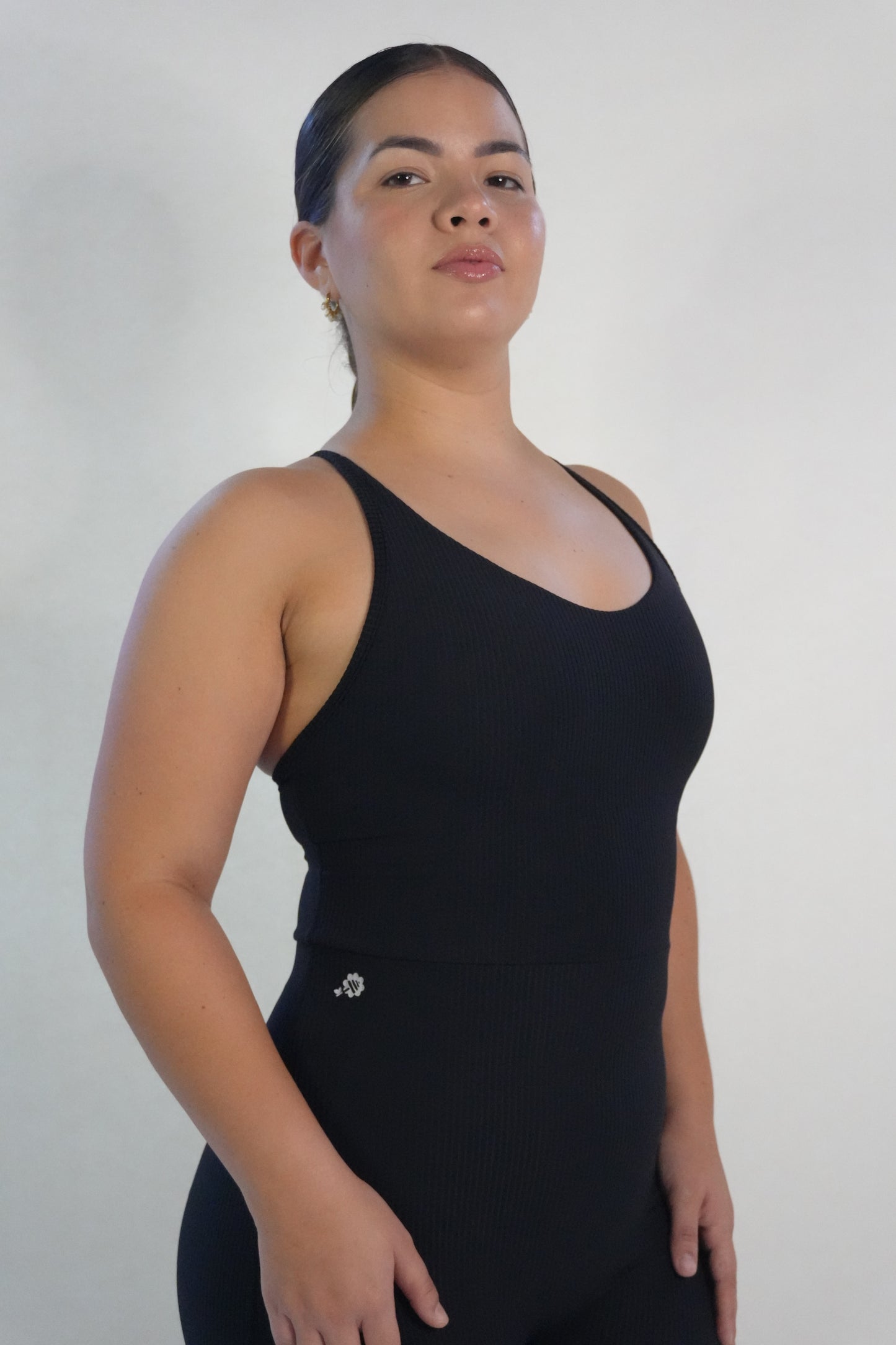 Elevate Black Jumpsuit | One-Piece Activewear for Women