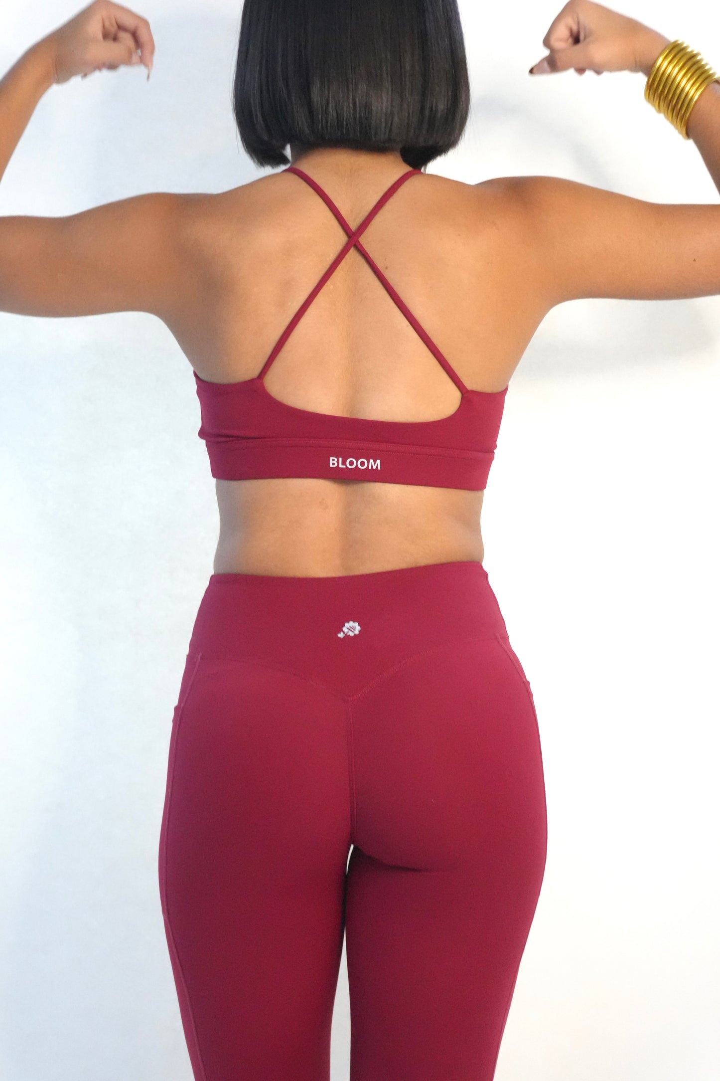 Elevate Crossback Sports Bra | Women’s Gym Bra – Bloom Fitness