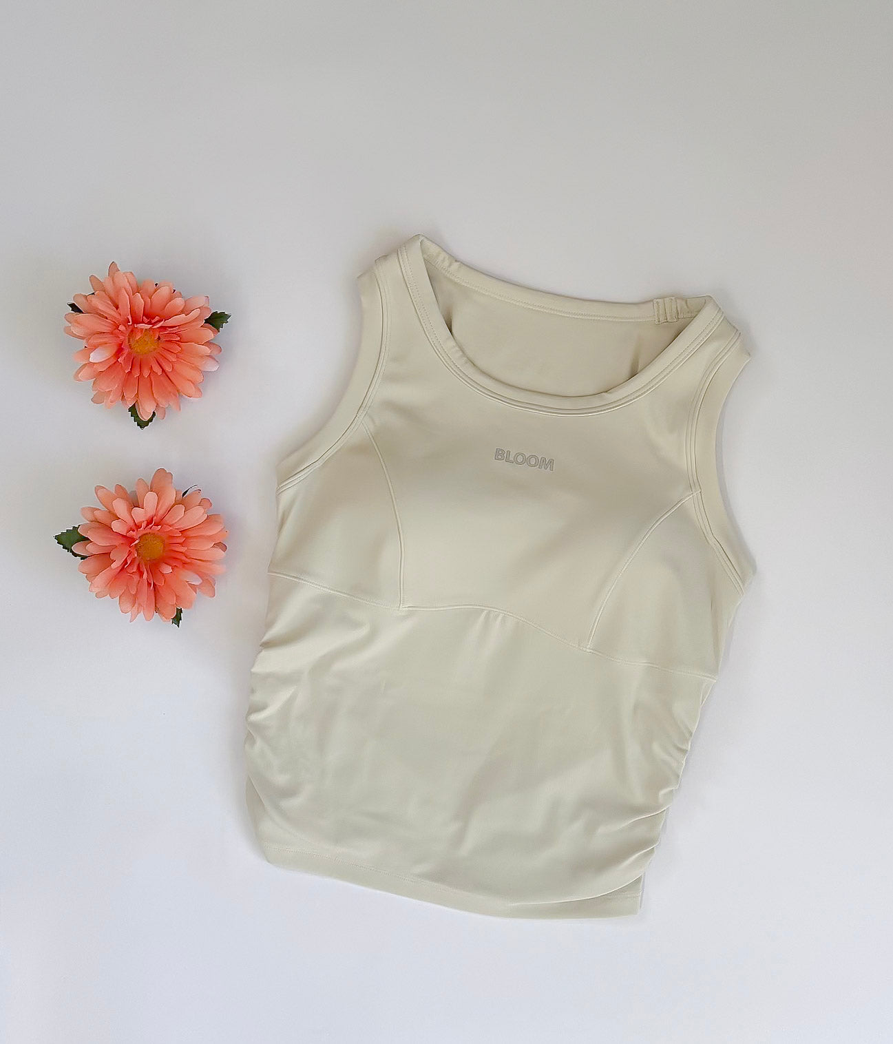 All Day Bloom Active Top | Bone White