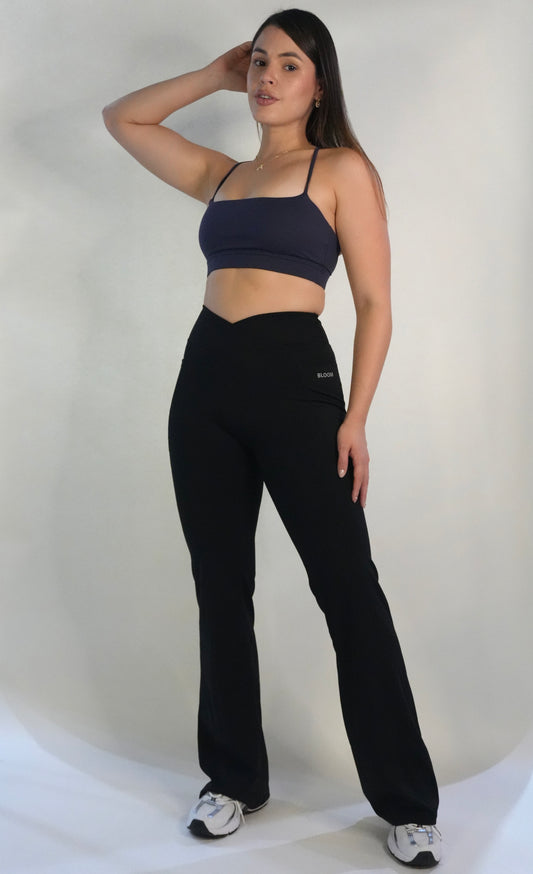 Elevate Flared Leggings | Bell Bottom Gym Pants – Bloom Fitness
