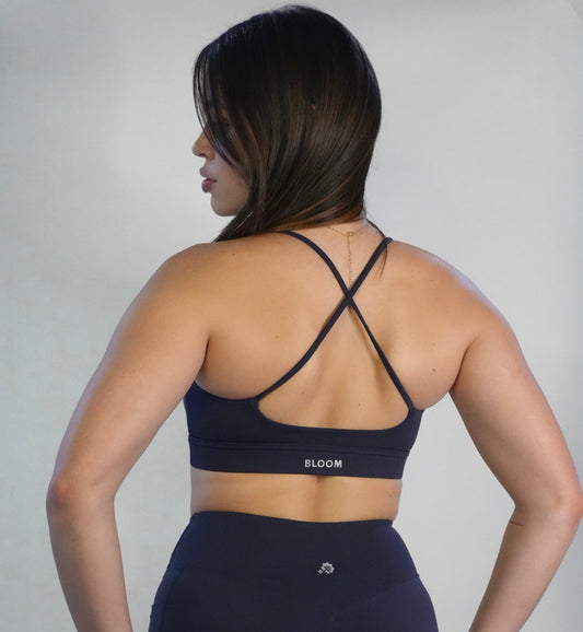 Elevate Crossback Sports Bra | Women’s Gym Bra – Bloom Fitness